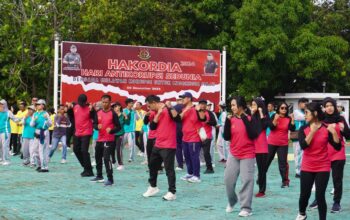 Kejati NTT Gelar Jalan Santai dan Senam Pagi dalam Rangka Peringatan  Hakordia 2024