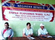 Serap Aspirasi Masyaraka Desa Raporendu, Yanus Waro Siap Kawal