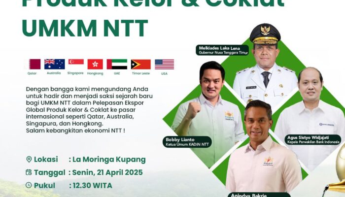 Besok , Ketua Umum Kadin Indonesia Anindya Bakrie dijadwalkan akan mengunjungi NTT
