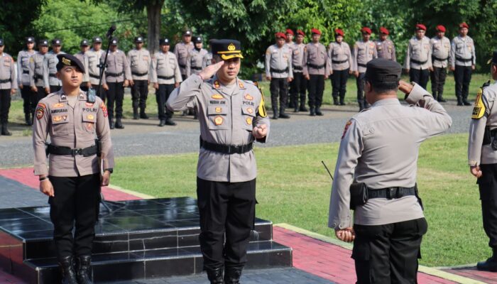 Jelang Hari Raya Paskah Polres Ende Gelar Upacara Hari Kesadaran Nasional