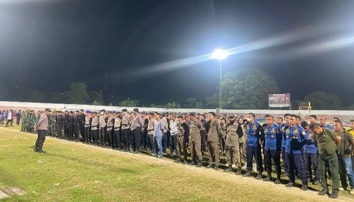 Polres Ende Perketat Pengamanan Putaran Final Turnamen Sepak Bola Bupati Ende Cup 2025