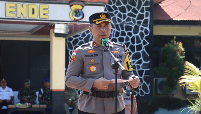 Pastikan Natal dan Tahun Baru di Bumi Pancasila Aman Kondusif, Polres Ende Gelar Operasi Lilin Turangga 2025