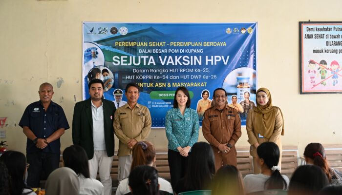 Sekda Kota Kupang Tegaskan Pentingnya Kolaborasi dan Keberlanjutan Vaksinasi HPV bagi Perempuan