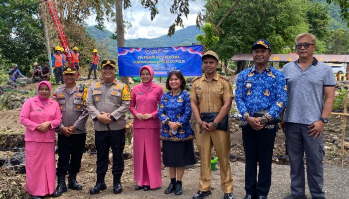 Dukung Generasi Emas, Polres Ende Mulai Bangun Satuan Pelayanan Pemenuhan Gizi Slog Polri