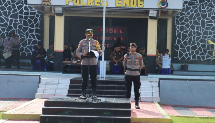 ​Sinergi Tanpa Batas, Polres Ende Gelar Pasukan Operasi Semana Santa Turangga 2026