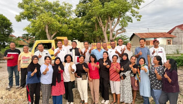 Peduli Dengan Kesehatan Ibu & Anak, Filmon Loasana, Berikan Bantuan untuk Pembangunan Posyandu di Kota Kupang