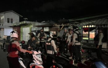 Jaga Kamtibmas di Malam Hari, Tim Perintis Presisi Satsamapta Polres Ende Sisir Titik Rawan
