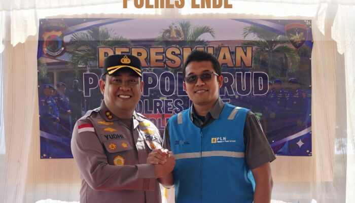 Peduli Lingkungan, PLN Nusantara Power Services PLTU Ropa Renovasi Pos Polairud Polres Ende dengan Program TJSL