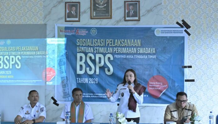 Wakil Wali Kota Kupang Buka Sosialisasi Program Bantuan Stimulan Perumahan Swadaya (BSPS) di Alak