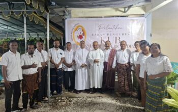 Sebanyak 26 Pengurus Kelompok Umat Basis(KUB)Mater Misericordiae Paroki Santo Yosep Naikoten dilantik