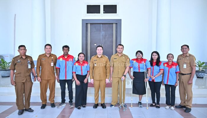 Wujudkan Kepedulian, Pemkot Kupang Berikan Dana Hibah Perdana Rp100 Juta untuk Atlet Disabilitas NPC