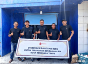 Pasca Gempa Flores, Direktur INSS Salurkan Bantuan Sembako Untuk Korban Gempa Flores
