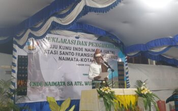 Deklarasi dan Pengukuhan Perdana UKEN Kupang, Wujudkan Rumah Persaudaraan Warga Ende di Naimata