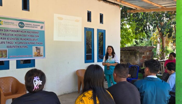Dosen Poltekkes Kemenkes Kupang Latih Warga Desa Mata Air Olah Kelor dan Kunyit Jadi Produk Bernilai Ekonomi