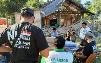 NU Peduli Gempa Flores Turunkan Relawan di Tujuh Kabupaten, Salurkan Bantuan untuk Warga Terdampak