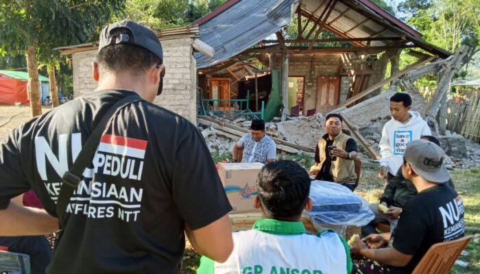 NU Peduli Gempa Flores Turunkan Relawan di Tujuh Kabupaten, Salurkan Bantuan untuk Warga Terdampak