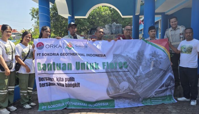 PT Sokoria Geothermal Indonesia Salurkan Bantuan Kemanusiaan bagi Masyarakat Terdampak Gempa di Flores