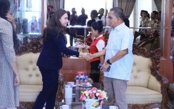 Dukung Perjuangan ke Tingkat Nasional, Wawali Serena Fasilitasi Siswa SMK Maritim Bertemu Gubernur