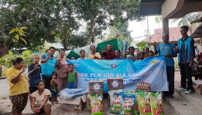 PIKK PLN ULP Ende Salurkan Bantuan Kemanusiaan bagi Warga Terdampak Gempa Pantura