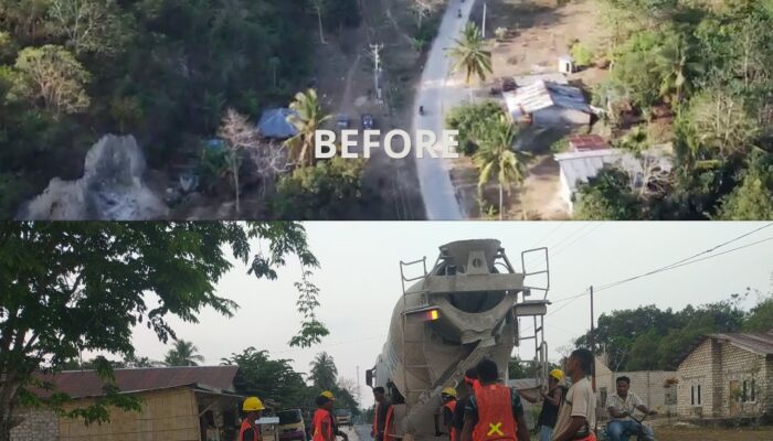 Pengaspalan Bondokodi–Waitabula Capai 22,35 Persen, Ditargetkan Rampung Desember 2026