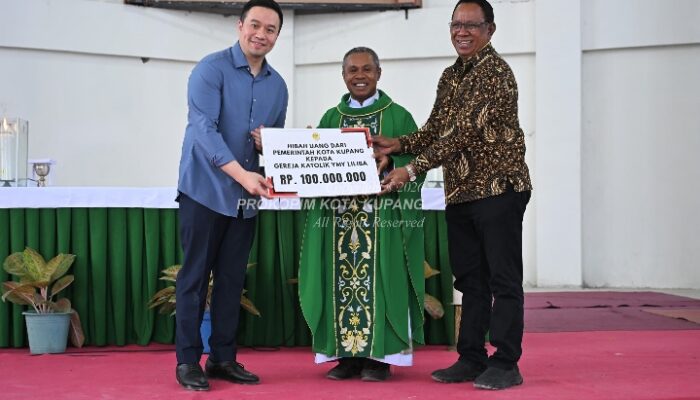Hemat Belanja, Pemkot Kupang Kembalikan Rp100 Juta untuk Bangun Gereja YMY Liliba