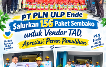 Pemulihan Pascagempa, PT PLN ULP Ende Salurkan 156 Paket Sembako untuk Vendor TAD