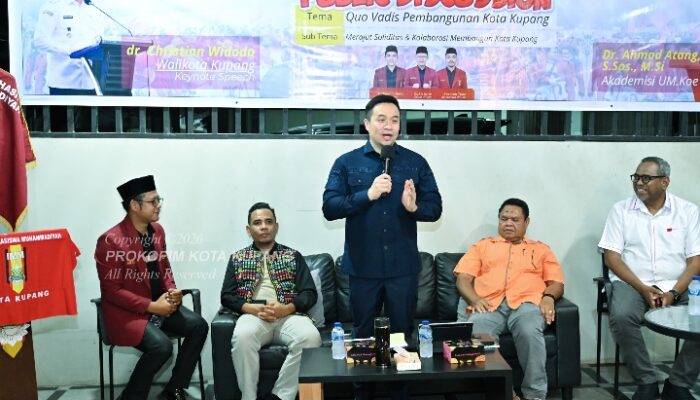Wali Kota Kupang Buka Ruang Adu Gagasan, Anak Muda Ditantang Tawarkan Solusi