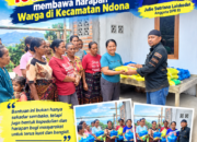 Ditengah Keterbatasan, Julie Sutrisno Hadir Berikan 100 Paket Sembako Membawa Harapan Warga di Kecamatan Ndona